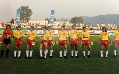 Austria Klagenfurt - im Spiel gegen Eindhoven History