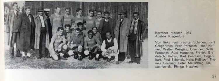 Meister 1934 Geschichte
