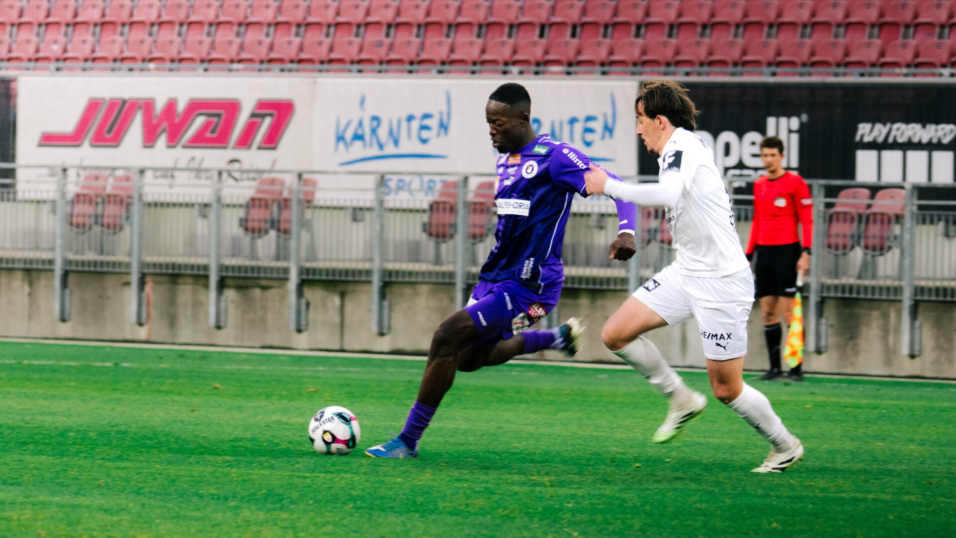 Innenverteidiger Deumi-Nappi im Heimspiel gegen Amstetten