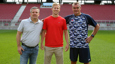 Matthias Imhof mit Chrisopher Cvetko und Robert Micheu