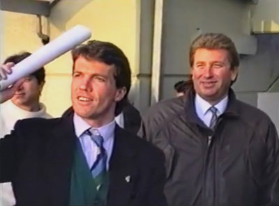Lothar Matthäus mit Präsident Stefan Wetzl